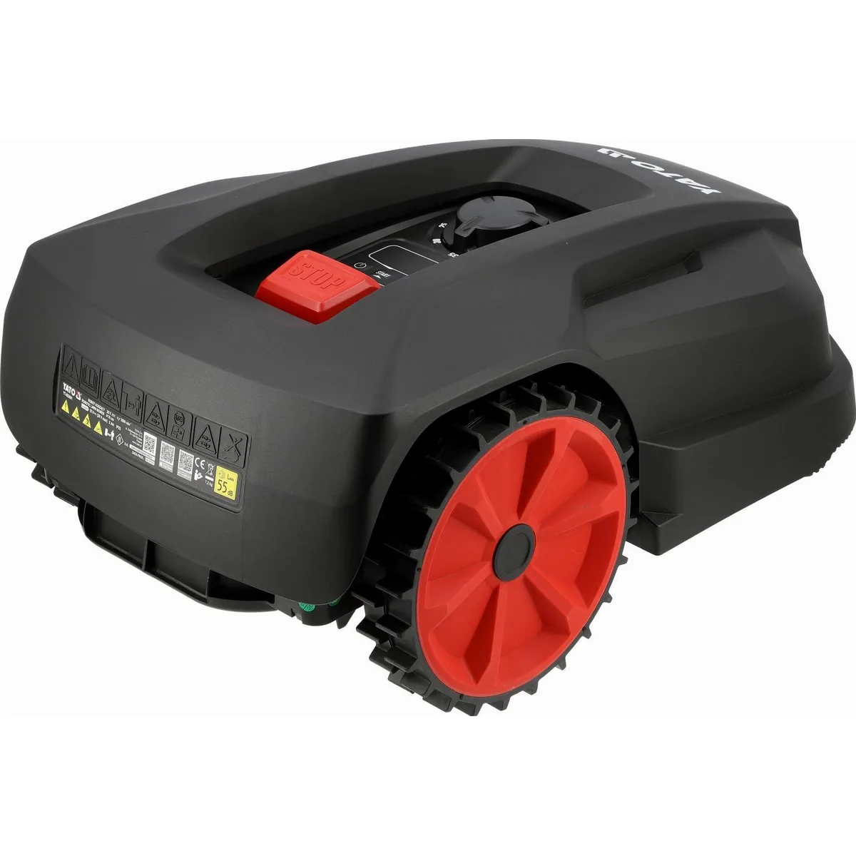 Yato Mähroboter für Rasenflächen bis 500 m², intelligente App-Steuerung, Regensensor 3