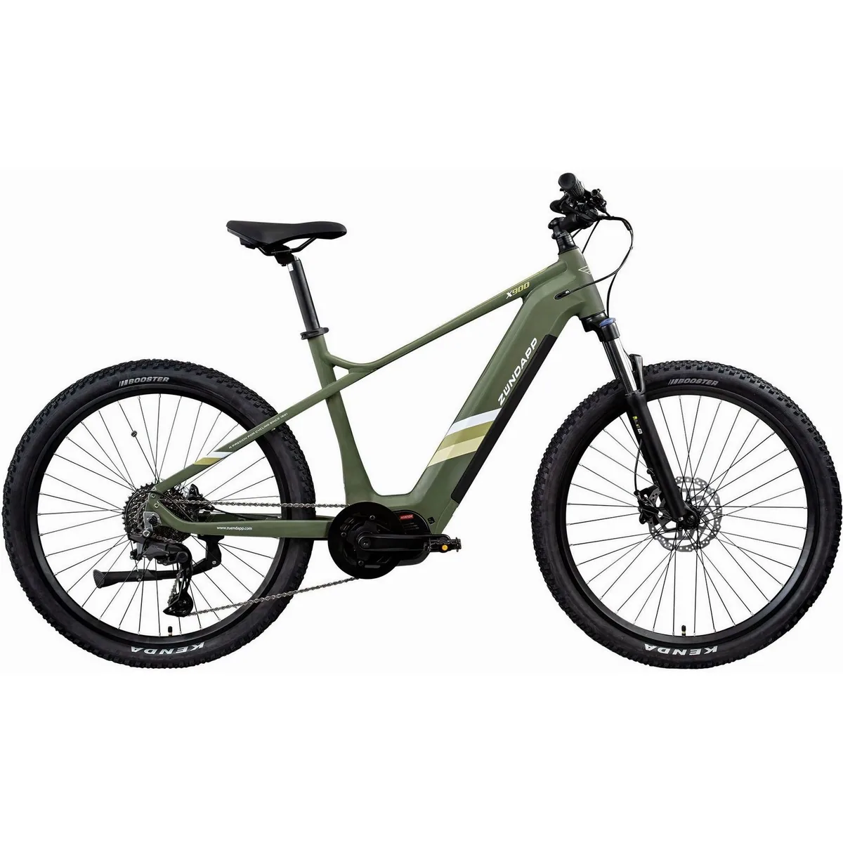 Zündapp X900 E-Bike Mountainbike, leistungsstarker Mittelmotor, 10-Gang Shimano Schaltung