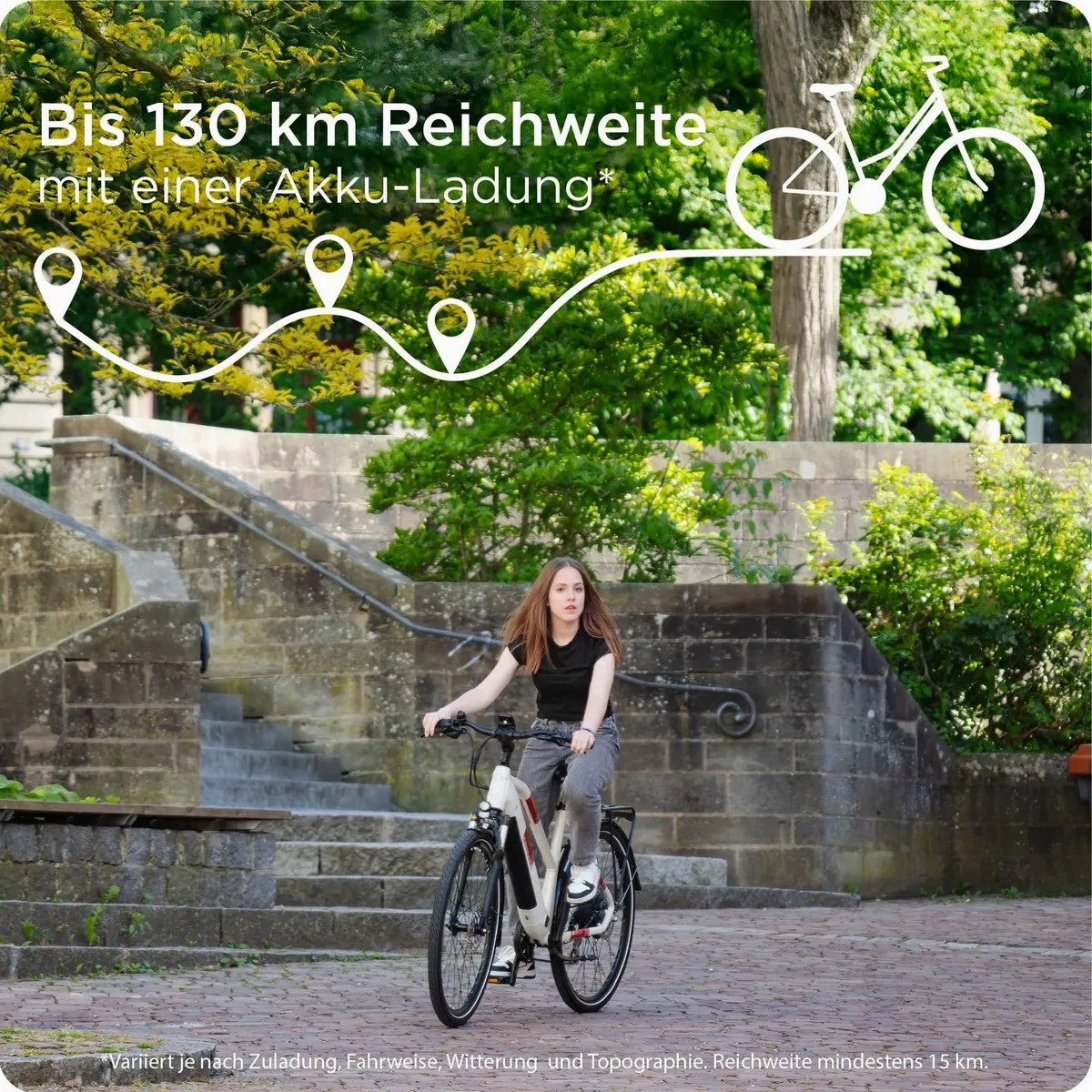 Zündapp Z810 E-Bike Trekkingrad, 8-Gang Shimano, 550 Wh Akku, Komfortabel und Vielseitig 2
