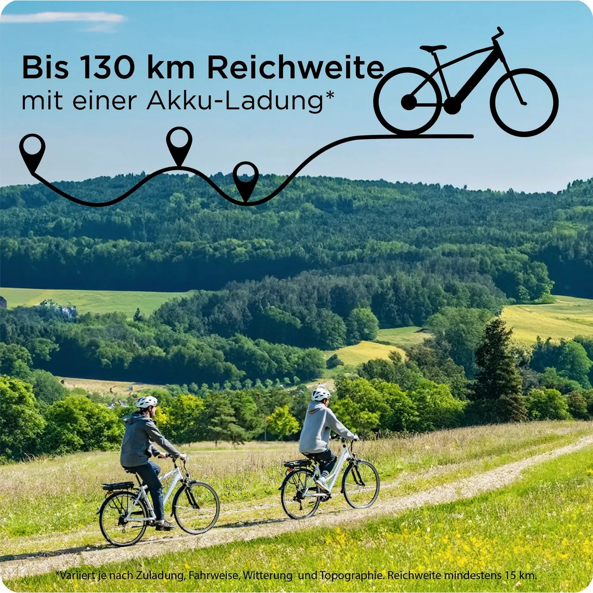 Zündapp Z802 E-Bike Trekkingrad, 536 Wh Akku, 21-Gang Shimano Schaltung, Heckmotor 2